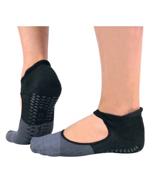 2 Pairs Ladies Non Slip Grip Low Cut Invisible Pilates Yoga Socks