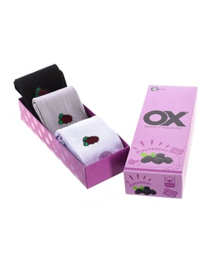 Pack of 6 low socks OX with fresh scents