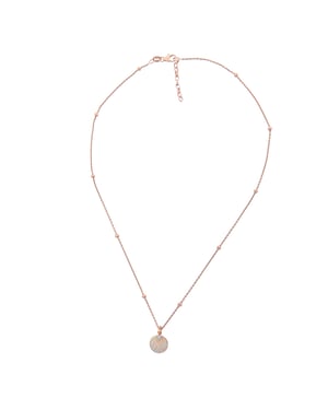 Orphelia 'Vera' Dames 925 Sterling Zilver Ketting met Hanger - Roze ZH-7231/RG