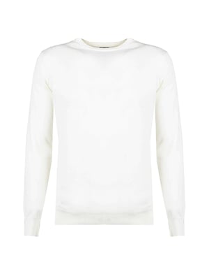 Xagon Man Pullover C-ringad Herr Off-White