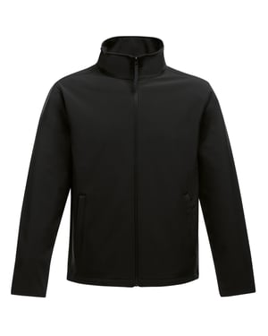 Regatta Standout Mens Ablaze Printable Softshell Jacket (Black)