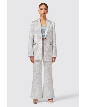 Amarantha Slim Fit Blue Trouser