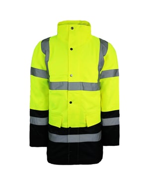 Dickies Hoge Zichtbaarheid Snelweg Veiligheid Tweekleurig Heren Geel Jasje