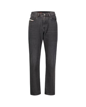 Diesel D-Viker Regular Fit Black Jeans