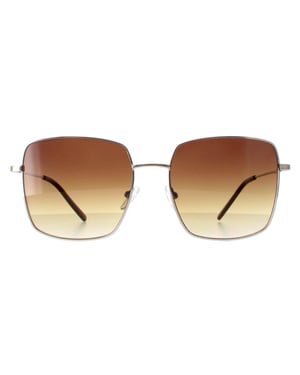 Calvin Klein CK22121S 714 goud bruin gradiÃ«nt zonnebril