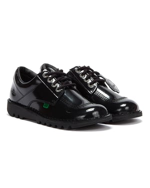 Damesschoenen Kickers Kick Lo Patent - (Zwart)