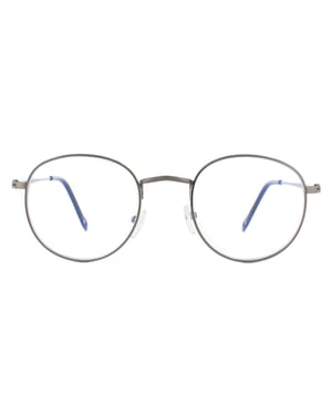 Montana Round Gunmetal Gray unisex vrouwelijke bril frames