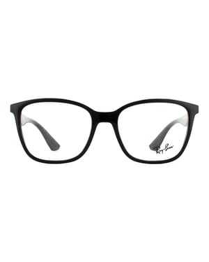 Ray-Ban Square Shiny Black Unisex Women Glasses Frames