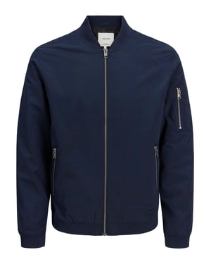JACK & JONES ESSENTIALS bomberjack JJERUSH navy blazer
