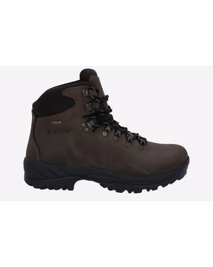 Hi-Tec Ravine Leren Heren Bruine Wandelschoenen