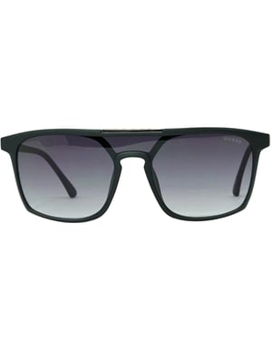 Guess Shield Unisex Mat Zwart Smoke Grijs Gradiënt GF5089