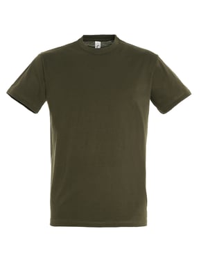 SOLS Heren Regent T-Shirt met korte mouwen (Leger)