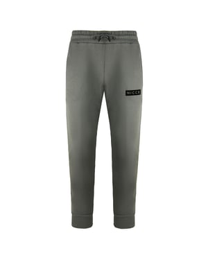 Nicce Stretch Taille Grijs Heren Crib Joggers 211 1 04 03 0329