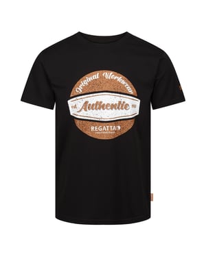 Regatta Mens Original Cotton T-Shirt (Black)