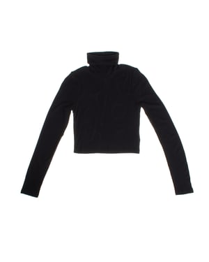 Cropped turtleneck sweater 468645 girl
