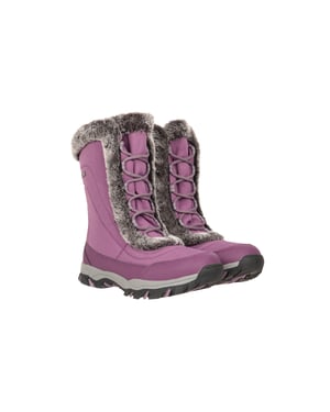 Mountain Warehouse Dames/Dames Ohio Sneeuwlaarzen (Donkerpaars)