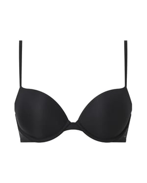 Calvin Klein Sheer Marquisette Push-Up Plunge Bra