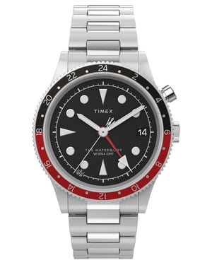 Timex Traditionele Heren Zilveren Horloge TW2W22700
