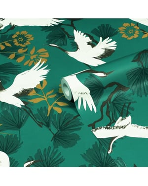 Demoiselle Botanical Printed Wallpaper