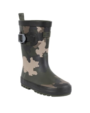 Trespass Kinder/Kinder Puddle Camo Wellington Laarzen (Groen/bruin/zwart)