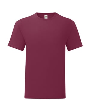 Fruit of the Loom Heren Iconisch 150 T-Shirt (Bourgondië)