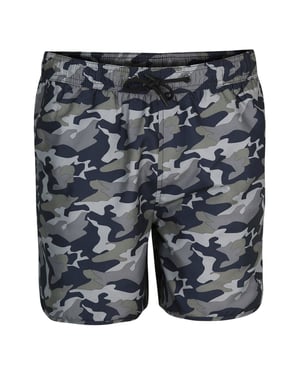 Pierre Cardin Camo Simshorts Grå