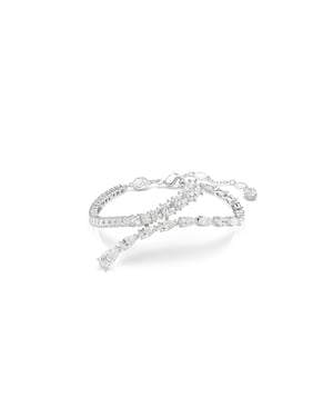 Swarovski 'Matrix' Dames Armband van Basismetalen - Zilver 5693154