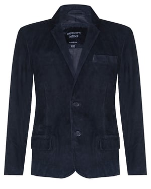 Blazer suède jas Zachte Italiaanse leren jas