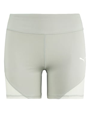 Puma x Selena Gomez Stretch Midja Grå Dam Tight Fitted Shorts 579788 01