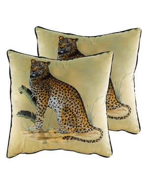 Kibale Leopard Cushions (Twin Pack)