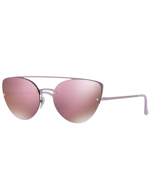 Metal sunglasses in the shape of cat-eyes VO4074 women
