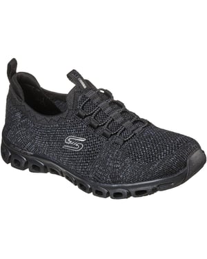 Skechers Glide Step Damtextila Damskor I Svart