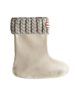 Hunter Hergebruikte Mini Kabel Kindersokken Beige