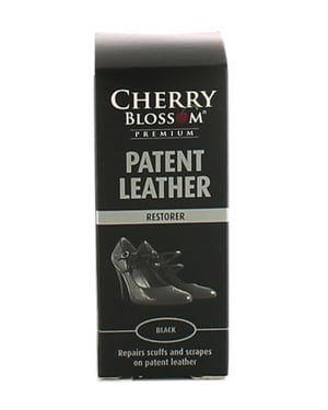 Cherry Blossom Patent Restorer Shoe Care black