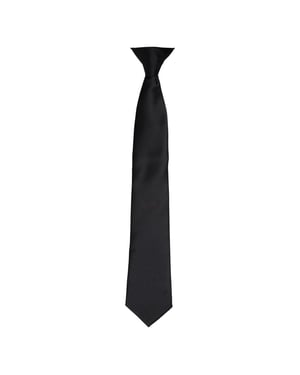 Premier Unisex Adult Satin Tie (Black)