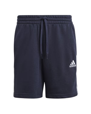 Men's adidas Essentials Frech Terry 3-Stripes Short in Navy