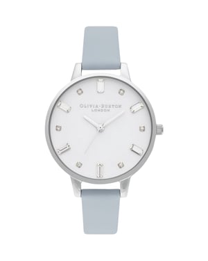 Olivia Burton Ladies Watch Quartz silver