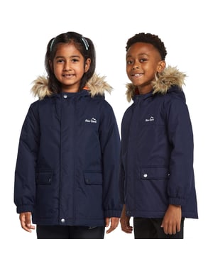 Peter Storm Kids' Waterproof Parka II with Removable Faux Fur Trim Hood, Winter Coat