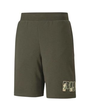Puma Stretch Waist Bottoms Khaki Mens Revel Camo 9" Shorts 582790 80