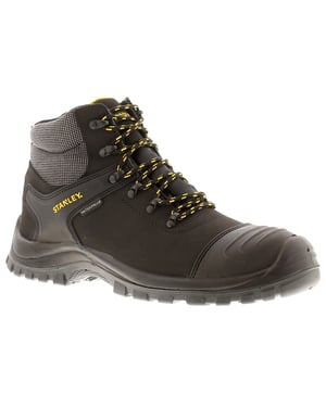 Stanley Mens Safety Boots Rchmond Leather Lace Up black