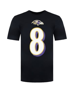 Nike NFL Baltimore Ravens 8 Lamar Jackson T-shirt för herrar