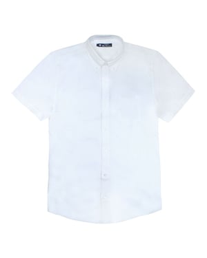 Ben Sherman Script Embroidery Mens White Shirt