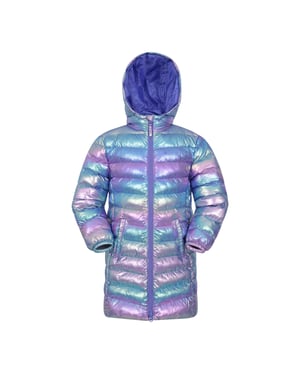 Mountain Warehouse Kinder/Kinder Florence Longline gewatteerd jack (Iriserende)