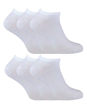 SOCK SNOB - 6-pack herrstrumpor i bomull med låg skärning för gym och träning