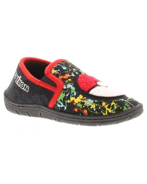 Pokemon Younger Childrens Slippers Grayson black