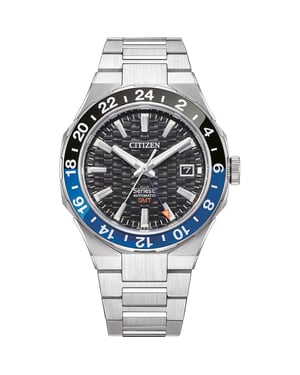 Citizen Series 8 GMT Heren Zilveren Horloge NB6031-56E