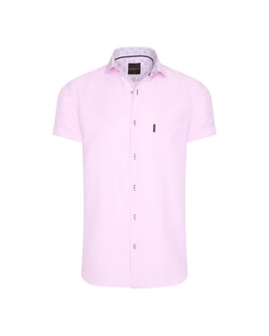Cappuccino Italia Overhemden Short Sleeve Blouse Roze Roze