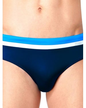 Iced Aqua Swim Brief Blue/Light Combination