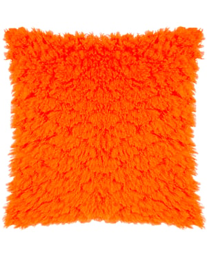 Heya Home Fluff Ball Faux Fur Cushion