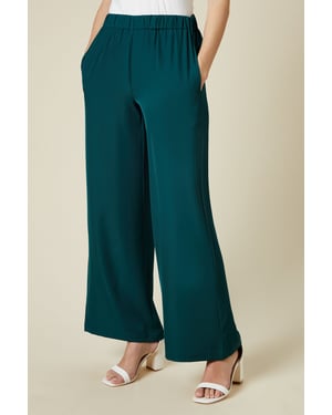 Elasticated Waist Straight Leg Trouser